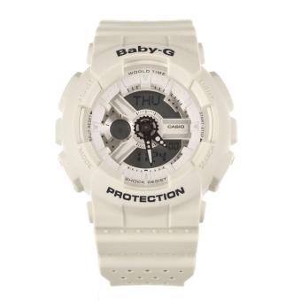 Gambar Casio Watch Baby G Beige Resin Case Resin Strap Ladies NWT + Warranty BA 110PP 7A