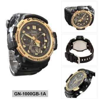 Gambar Casio Watch G SHOCK GULFMASTER Black Resin Case Resin Strap Mens NWT + Warranty GN 1000GB 1A