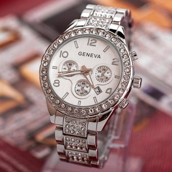 coconie Geneva Women Fashion Luxury Crystal Quartz Watch - intl  