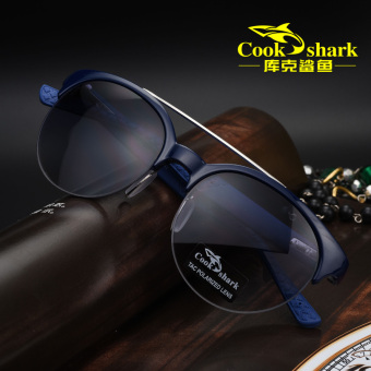 Gambar Cookshark luar ruangan biru wanita polarizer kacamata hitam