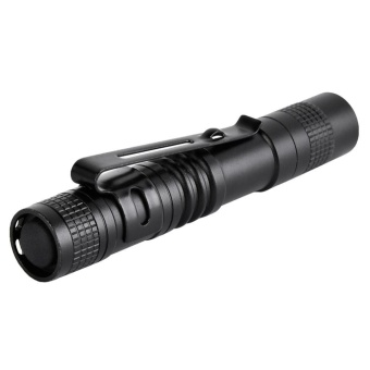 CREE XPE Clip Mini LED Flashlight Torch Waterproof Handheld Penlight Lamp Powered by AAA batteries(Not Included)(Short) COROMOSE - intl  