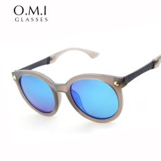 CRYSTAL STORY Versae Oval Kacamata Wanita Perancang Merek 2017 Mewah Superstar VINTAGE Retro Hip Hop Lingkaran Sun Glasses STY-PS188- INTL