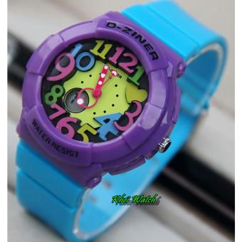 Pencarian Termurah D-ziner DZ8123 Original - Jam Tangan Wanita - Dual Time Belanja Terbaik