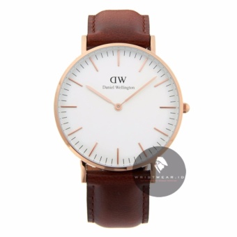 Gambar Daniel Wellington Classic St Mawes 40MM Rose Gold   Jam Tangan Pria Laki Laki   Cokelat Muda Rose Gold Ring