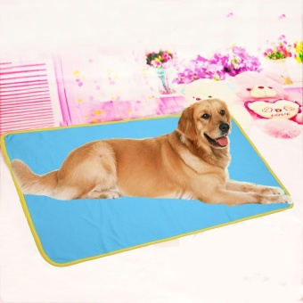 Gambar dewsty Pet Dog Blanket Soft Fleece Pure Color Pad Bed ForSofa(30\