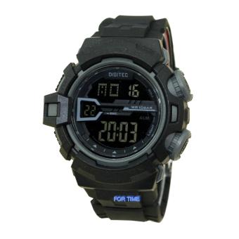 Gambar Digitec   DG2110M   Jam Tangan Pria   Strap Karet   Hitam Abu