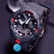 Gambar Digitec Jam Tangan Pria Dual Time DG 2112 T Original   Hitam List Merah