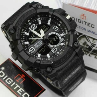 Gambar Digitec Jam Tangan Sport Dual Time DG2102T   Black White