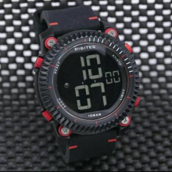 Gambar Digitec Original   DG3055T   Jam Tangan Pria   Strap Karet   Hitam