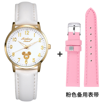 Gambar Disney Korea Fashion Style gadis gadis sekolah menengah anak anak Shi Ying menonton jam tangan