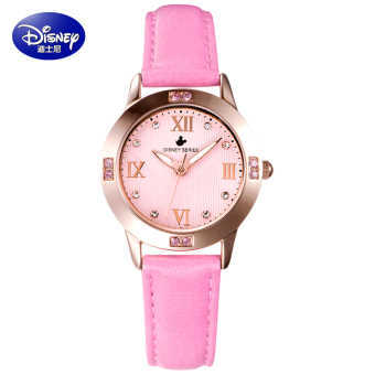 Gambar Disney Korea Fashion Style perempuan tahan air untuk anak perempuan jam tangan jam tangan anak