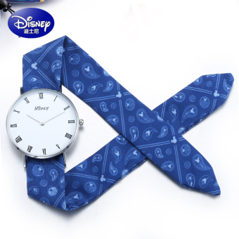 Gambar Disney Korea Fashion Style sabuk kain baru Waterproof Shi Ying menonton Watch