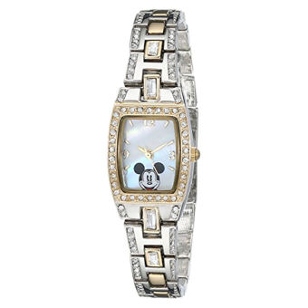Disney Women's MK2043 Mickey Mouse Two-Tone Bracelet Watch - Intl  