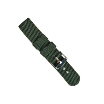 DJ Men Strong Infantry Military Wrist Army Nylon Canvasstrap Band For Watch 22Mm - intl  