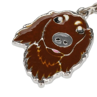 Gambar Dog Tag Disc Disk Pet ID Enamel Accessories Collar Necklace Pendant  intl