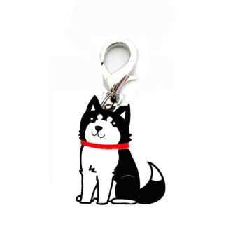 Gambar Dog Tag Disc Disk Pet ID Enamel Accessories Collar Necklace PendantBlack   intl