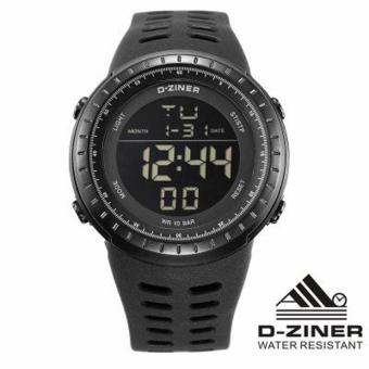 Dziner - Jam Tangan Original - Olahraga Renang - Digital DG8187T - Full Black  