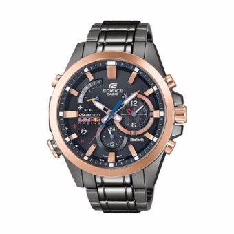 Gambar EDIFICE EQB 510RBM 1ADR   INFINITI Red Bull Racing Limited Edition   Chronograph   Jam Tangan Pria   Bahan Tali Stainless Steel   Hitam