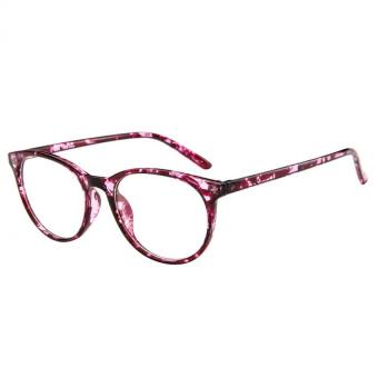 Gambar EOZY 2016 New Unisex Korea Style Vintage Eyeglasses Frames High Quality Eye Glasses (Retro Purple)   Intl