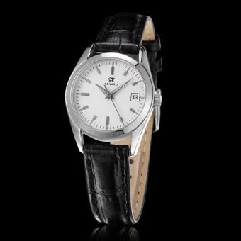 equipn 12zp-5b St. Jarno leather watch fashion business brand Mens watch waterproof couple watches 3036 (1 X women Watch) (White)  