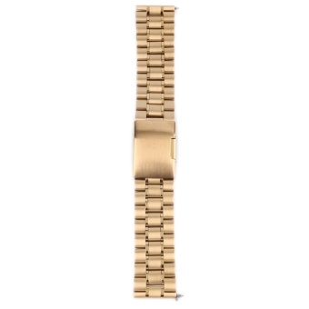 ERA Quality Watch Stainless Steel Link Bracelet Strap Band For Fitbit Blaze 23mm golden  