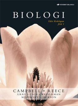 Gambar Erlangga Soft Cover Buku Putih   Biologi Jl.1 Ed. 8  Campbell