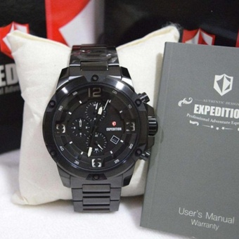 Expedition - Jam Tangan Pria - EXP123SS - Stainless Steel -  