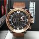 Expedition Jam Tangan Pria Expedition E6681M Chronograph Black Stainless Steel List Rosegold Leather Brown  