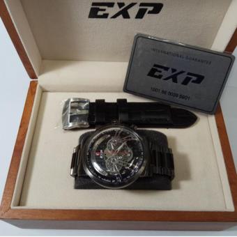 Expedition Jam Tangan Pria Expedition EXP6734MC Chronograph Black Stainless Steel  