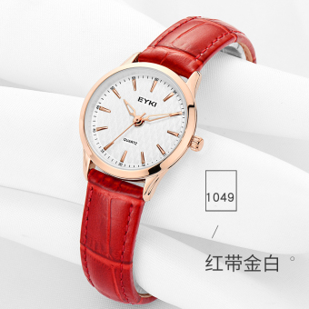 Gambar Eyki Korea Fashion Style baru asli mahasiswa jam tangan kulit