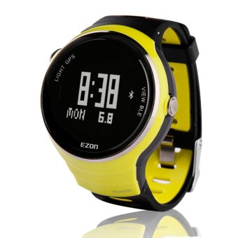 EZON GPS Bluetooth Smart Sports Watch Multifunctional Running Digital Watch for IOS/Android G1 Black,Blue,Red,Yellow Colo - intl  