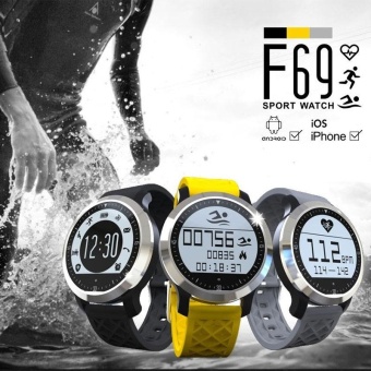 F69 BT4.0 Smart Watch Fitness Pedometer Swimming For Android iOS Phone - intl  