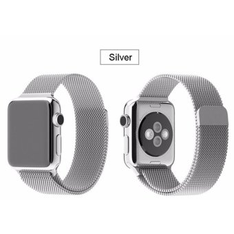Fantastic Flower Hot Sales Milanese Magnetic Loop Stainless Steel Watch Band Strap For Watch 42mm -Silver - intl  
