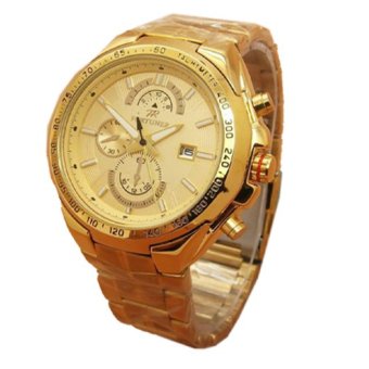 Fortuner Crhonograph Variasi Jam Tangan Pria - Gold