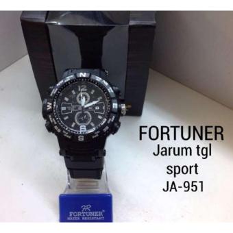 Fortuner FR JA-951 Chrono - Jam Tangan Sport Pria - RUbber - Waterresist  