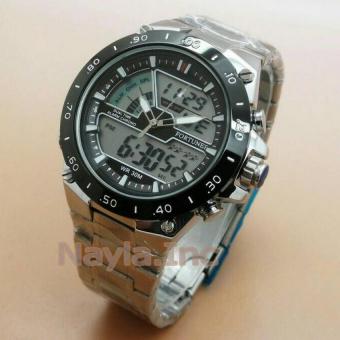 tetonis jam tangan wanita kulit crono aktif t2100 tetonis jam tangan wanita kulit crono aktif t2100