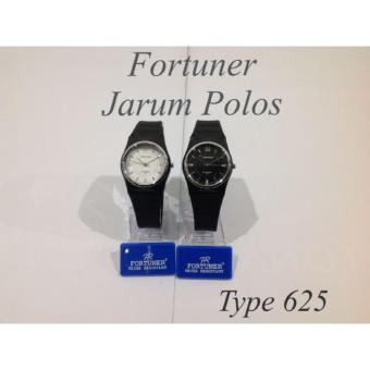 Fortuner - Jam tangan Original Couple Strap Rubber - Tanggal watter proof 30- 50M  
