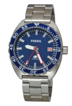 Harga Fossil Breaker Stainless Steel Watch FS 5048 Online Terbaru
