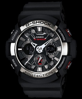 Gambar G Shock Casio GA 200 1AD   Jam Tangan Pria   Hitam   Resin