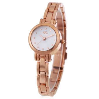 George Smith Female Quartz Watch Slender Stainless Steel Band Lovely Small Dial Wristwatch - intl  