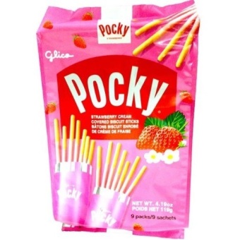 Gambar Glico Pocky Strawberry