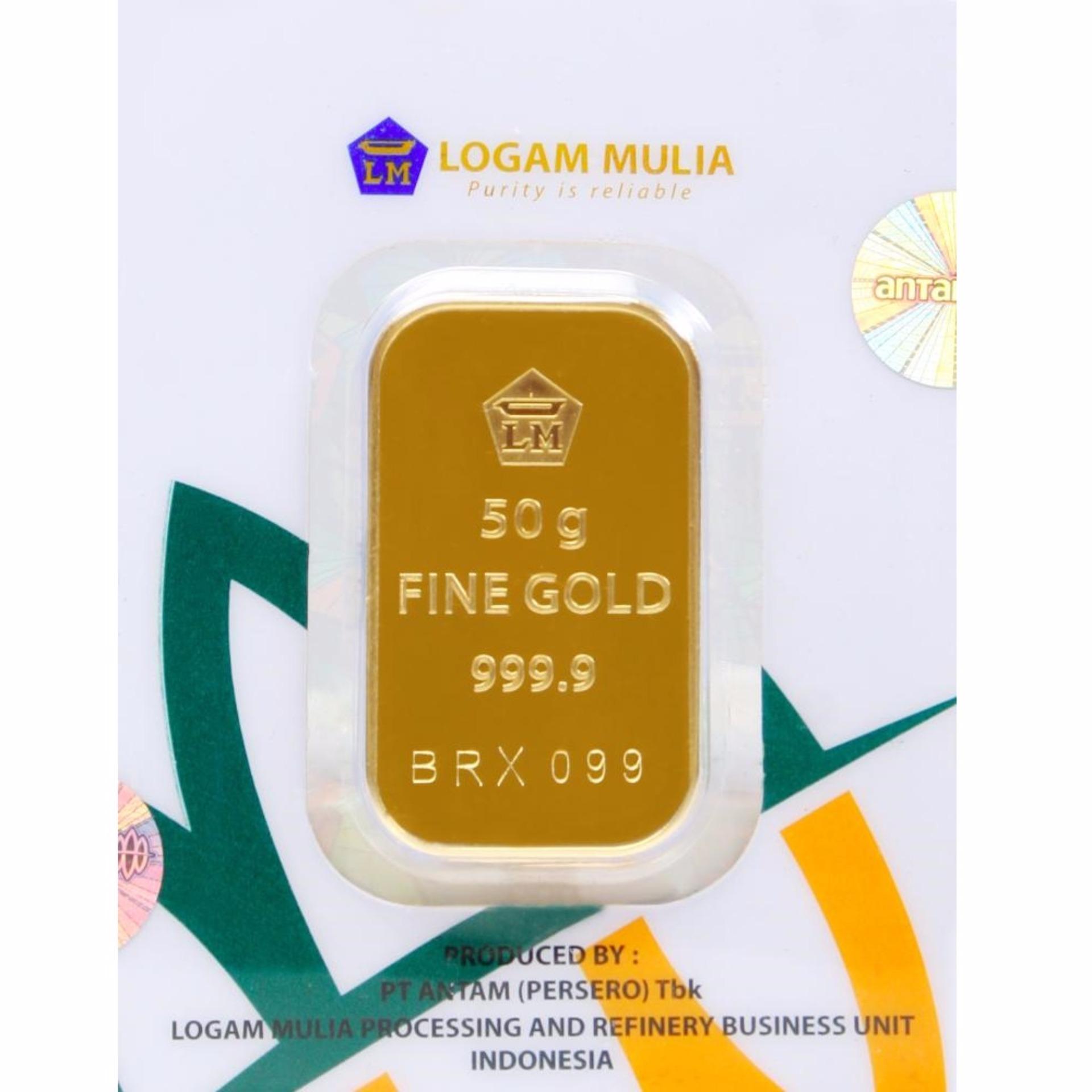 Logam Mulia 25 Gram 24 Karat Sertifikat Antam - Wikie 