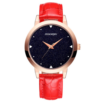 Gambar Guanqin Korea Fashion Style ultra tipis Watch Shi Ying jam