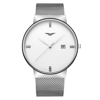 Gambar Guanqin ultra tipis stainless steel tahan air bagian tipis Shi Ying jam jam tangan pria