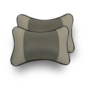 Gambar Gudang Leather Bantal mobil Kulit Sintetis (Grey)