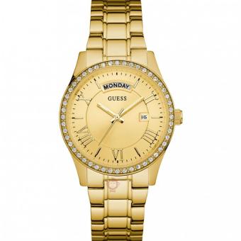 Gambar Guess W0764L2 Cosmopolitan   Jam Tangan Wanita   Gold   Diamond Krystal   Stainless Steel   Guess Watch