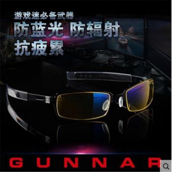 Gambar GUNNAR PPK Optiks Eyewear Anti blue Light Game Goggles Anti fatigue Radiation Glasses Suitable for Men and Women Models(Black)   intl