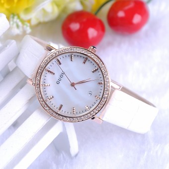 Gambar Guou baju wanita tali kulit berlian Shishang Watch Elegan Watch