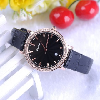 Gambar Guou baju wanita tali kulit berlian Shishang Watch Elegan Watch