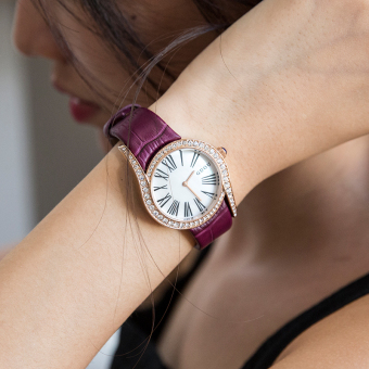 Gambar GUOU baru Shishang berlian jam tangan wanita